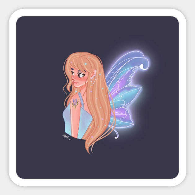 Neon Fairy Sticker by gleaminnnng